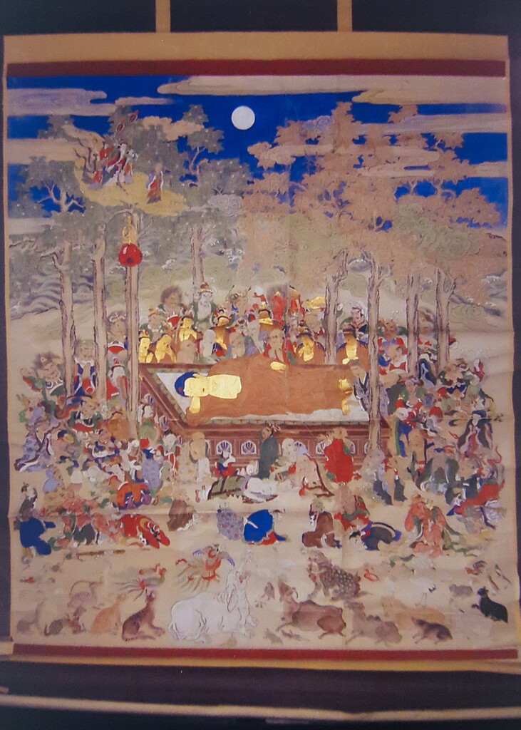 大涅槃図・修復前