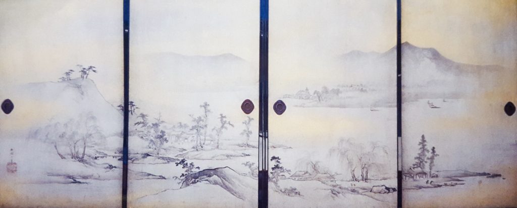 襖絵・山水2・修復後